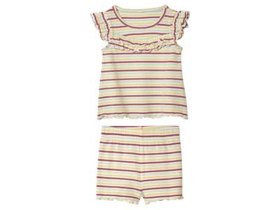 lupilu Baby shirt met korte broek (Wit, 86/92) lupilu Baby shirt met korte broek (Wit, 86/92)