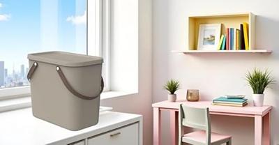 Rotho Albula Storage System 25L Cappuccino