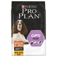 Pro Plan Medium & Large Adult 7+ Age Defence met kip hondenvoer 3 x 3 kg - thumbnail