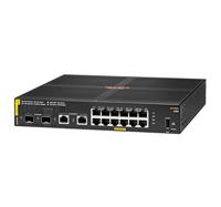 HPE Aruba 6100 Switch 12G CL4 2SFP+ 139W Europe, zwart (JL679AABB) - thumbnail