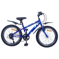 Kinderfiets 20 Inch 6-Speed voor 6-11 jaar oud Donkerblauw - thumbnail