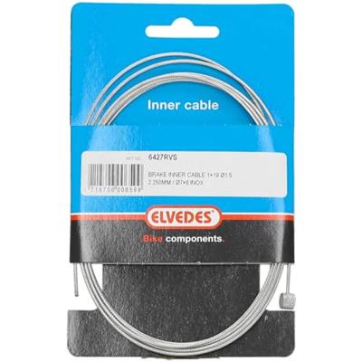 Elvedes Rem binnenkabel 2250mm rvs ø1,5mm t-nippel (op kaart)