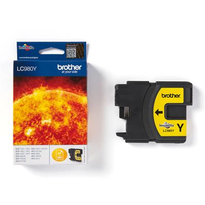 Brother inktcartridge, 260 pagina&apos;s, OEM LC-980Y, geel - thumbnail