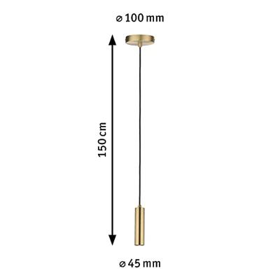 Paulmann Kine 79756 Hanglamp LED E27 Messing (geborsteld) Paulmann Kine 79756 Hanglamp LED E27 Messing (geborsteld)