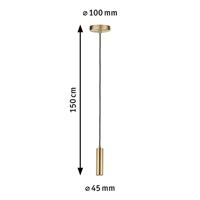 Paulmann Kine 79756 Hanglamp LED E27 Messing (geborsteld) - thumbnail