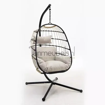 Hangstoel Atol / Pax Nature (Ecru) Stoel Opvouwbaar Tuin Vita Hangstoel Atol / Pax Nature (Ecru) Stoel Opvouwbaar Tuin Vita