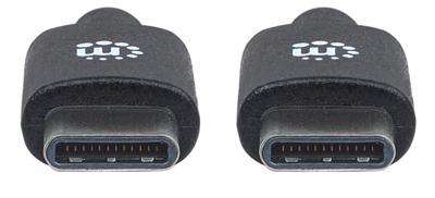 Manhattan USB-kabel USB 2.0 USB-C stekker 2.00 m Zwart 354875 Manhattan USB-kabel USB 2.0 USB-C stekker 2.00 m Zwart 354875
