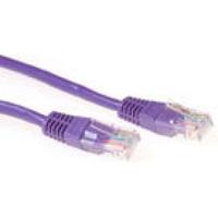 ACT IB1707 U/UTP CAT6 Patchkabel Paars - 7 meter - thumbnail