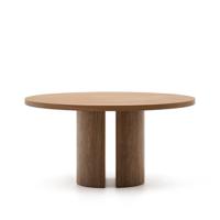 Kave Home Ronde Eettafel 'Nealy' Walnootfineer, 150cm - thumbnail