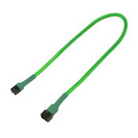 Nanoxia NX3PV60NG Intern 0.6m Molex (3-pin) Molex (3-pin) Groen electriciteitssnoer - thumbnail