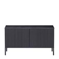 WOOOD TV-meubel 'New Gravure' Grenen, 100cm, kleur Zwart - thumbnail