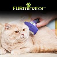FURminator Undercoat DeShedding Tool kat kort haar M-L - thumbnail
