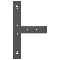 Bartafelpoten 2 st T-vormig 60x35x(110-111) cm staal antraciet - thumbnail
