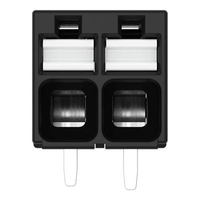 WAGO 2086-1222 Printklem 1.50 mm² Aantal polen 2 Zwart 1 stuk(s)