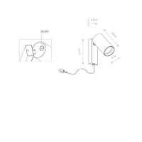 Lyora NachtkastlampjeMono wit - 7773 - thumbnail