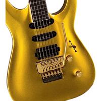 Jackson Pro Plus Series Soloist SLA3 EB Gold Bullion elektrische gitaar met gigbag - thumbnail