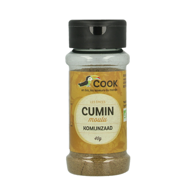 Komijn gemalen bio 40 Gram Komijn gemalen bio 40 Gram