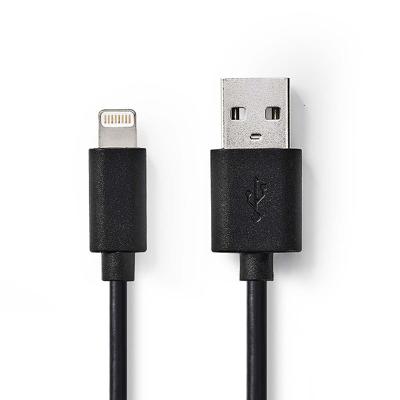 Nedis Lightning Kabel | Apple Lightning 8- Pins naar USB-A Male | 1 m | 1 stuks - CCGB39300BK10 CCGB39300BK10 - thumbnail
