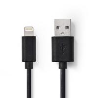 Nedis CCGB39300BK10 Sync And Charge-kabel Apple Lightning - Usb-a Male 1,0 M Zwart - thumbnail