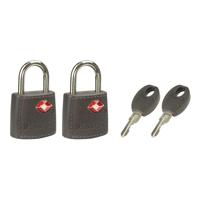 Hangslot Masterlock 2 gelijksluitend ABS cover TSA assorti in willekeurige kleur 30mm 2 stuks - thumbnail