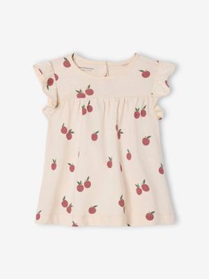 Jersey babyjurk vanille Jersey babyjurk vanille