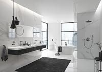 Grohe Vrijstaande Badkraan Essence New Met Douchegarnituur Hard Graphite Geborsteld - thumbnail