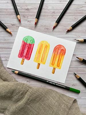 12 Aquarelpotloden Eberhard Faber in bliketui - thumbnail