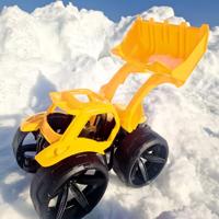 WADER Maximus kiepwagen of bulldozer (Laadwagen geel) - thumbnail
