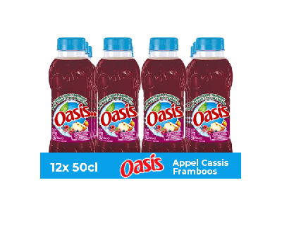 Oasis appel cassis framboos pet (12x50cl)
