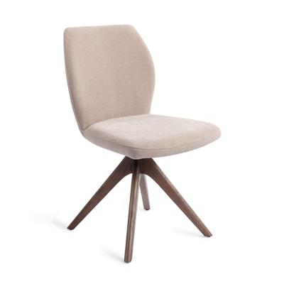 Jesper Home Ikata eetkamerstoel Sand Strand revolve oak walnut