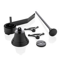 De Oude Deurklink Trekbel mat zwart - thumbnail