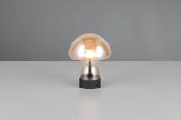 Trio TafellampDooley oplaadbaar met amber glas - R54981113 - thumbnail