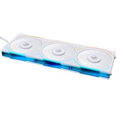 Lian Li UNI FAN TL Series, 3er Pack + Controller PC-ventilator Wit (b x h x d) 124 x 120 x 28 mm Incl. LED-verlichting, Incl. ventilatorcontroller