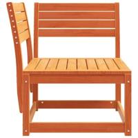 Tuinhoekbank 73x73x78 cm massief grenenhout wasbruin - thumbnail