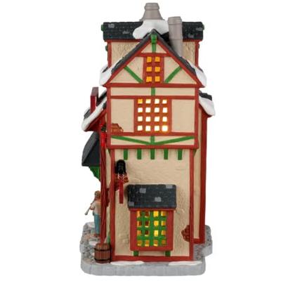 Blackthorne Glassworks battery operated Led Kerst LEMAX - Lemax Blackthorne Glassworks battery operated Led Kerst LEMAX - Lemax