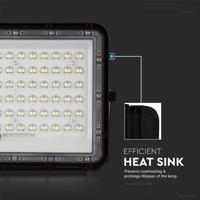 V-TAC VT-120W 7825 LED-schijnwerper, Zonne-energiemodule 15 W Koudwit Zwart - thumbnail