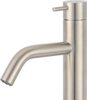 Wastafelkraan Qisani Flow Medium Geborsteld RVS - thumbnail