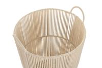 Basket spelset DKD Home Decor Beige Metaal 42 x 42 x 51 cm 3 Onderdelen - thumbnail