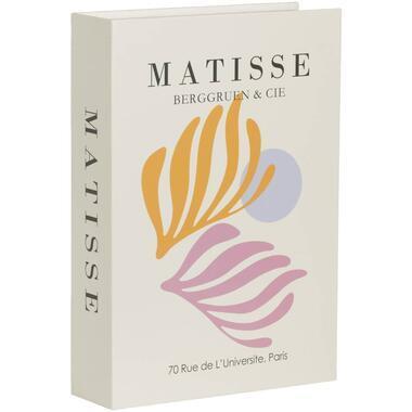 Opbergboek Matisse - oranje - 5x23x16 cm