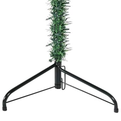 Kunstkerstboom half met standaard smal 180 cm groen Kunstkerstboom half met standaard smal 180 cm groen
