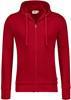 Hakro 605 Hooded sweat jacket Premium - Red - XS - thumbnail
