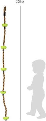Small Foot - klimtouw groen, 200cm Small Foot - klimtouw groen, 200cm