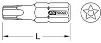 KS Tools 911.3105 5-sterren bit TS 27 Speciaal staal C 6.3 1 stuk(s) - thumbnail