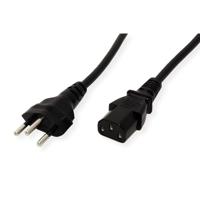 VALUE voedingskabel (CH), zwart, 1,8 m - thumbnail