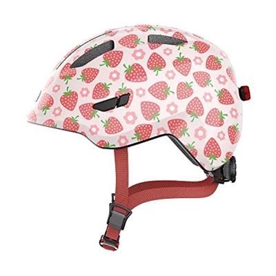 Abus helm smiley 3.0 led rose strawberry m 50-55cm - thumbnail