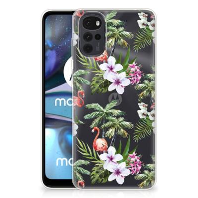 Motorola Moto G22 | TPU Hoesje | Flamingo Palms