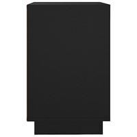 Dressoir 102x35x60 cm bewerkt hout zwart - thumbnail