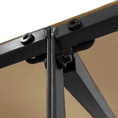 VidaXL Luifel 4x3 m 180 g/m² stof en staal taupe