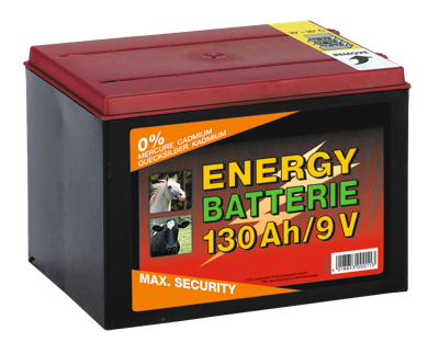 Batterij EG super 9V / 130Ah (H16 x L19 x B13 cm)