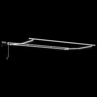 Luifel handmatig uittrekbaar en LED 400x300 cm antraciet en wit - thumbnail